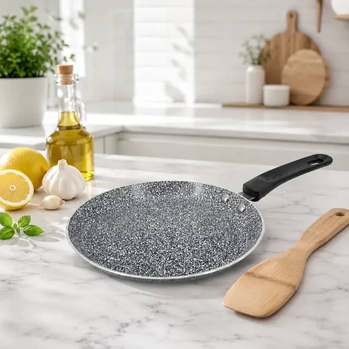 products.photoOf Granite Non Stick-Pizza Pan 22CM with Pressed Aluminum Induction Compatible-KB-8714