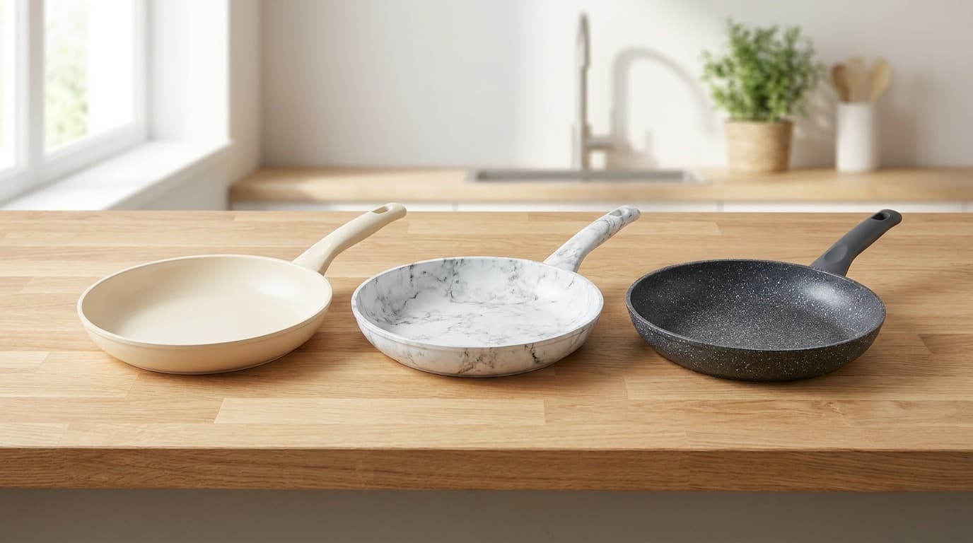 Ceramiczna vs Marmurowa vs Granitowa Powłoka Nieprzywierająca: Którą Wybrać?
