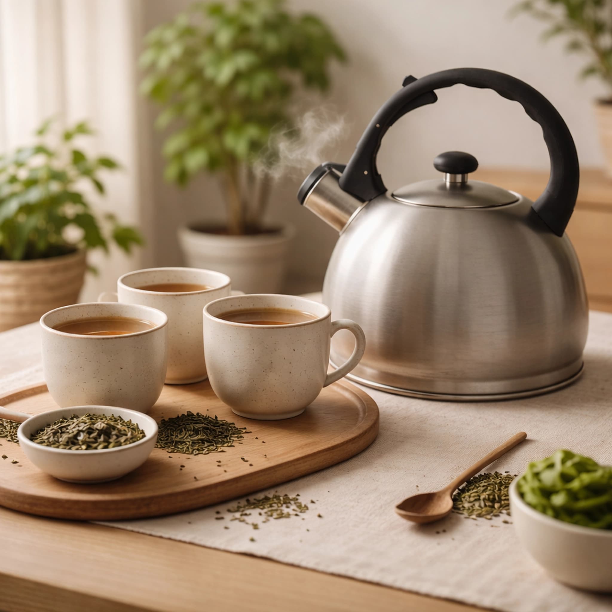 products.photoOf Whistling Kettle 2L Stainless Steel Gas and Induction KB-1029