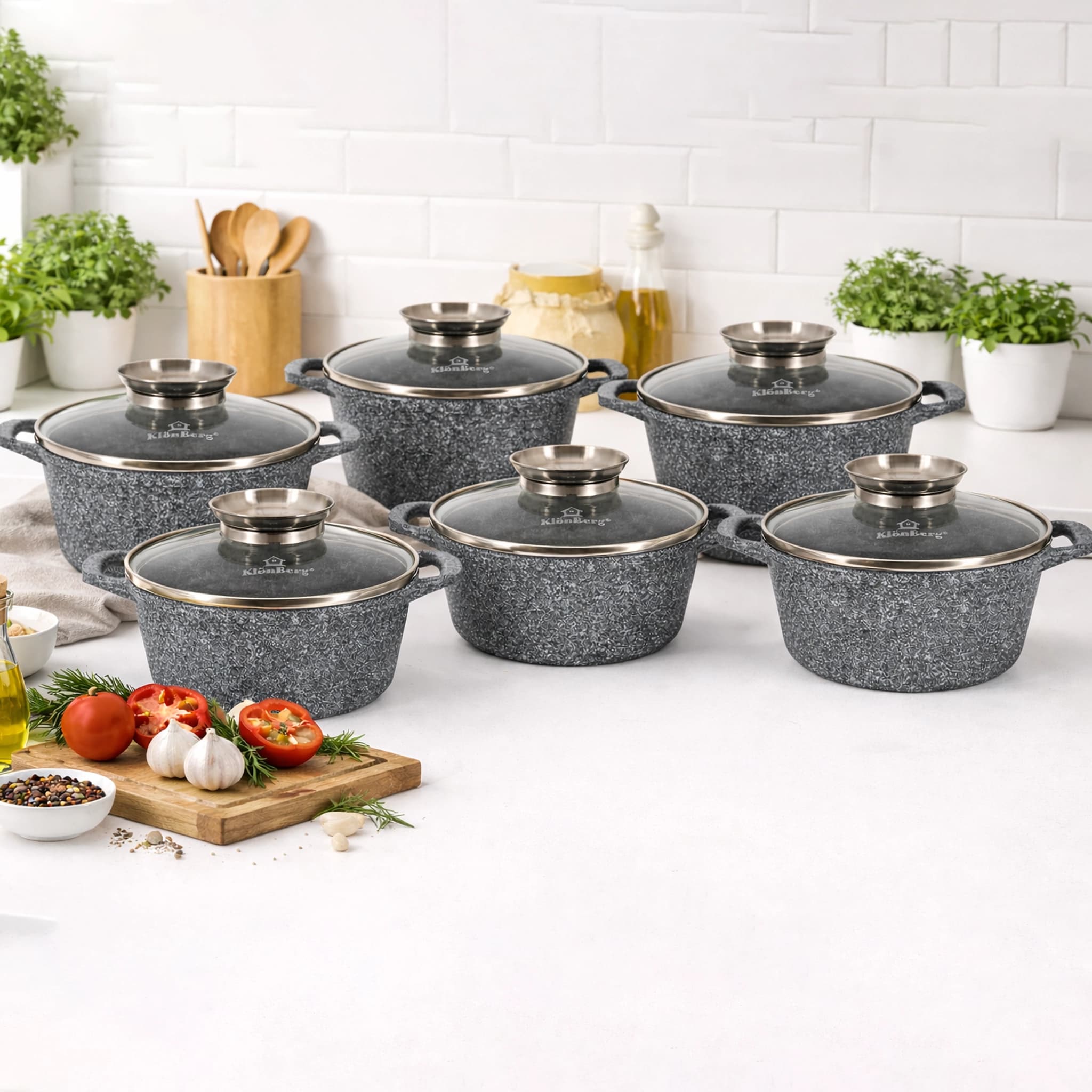 products.photoOf Cookware Set 12 Pcs KB-3744