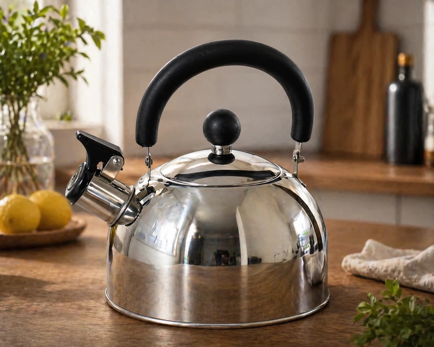 products.photoOf Stainless Steel Whistling Kettle 2.0L Induction Compatible KB-1003