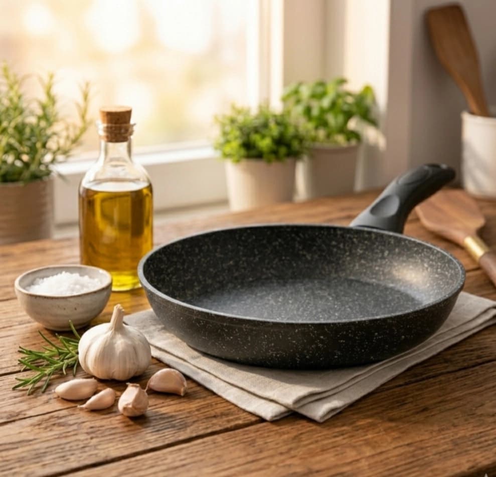 products.photoOf KlonBerg Granite Non-Stick Frying Pan 28cm Marble Induction KB-8807