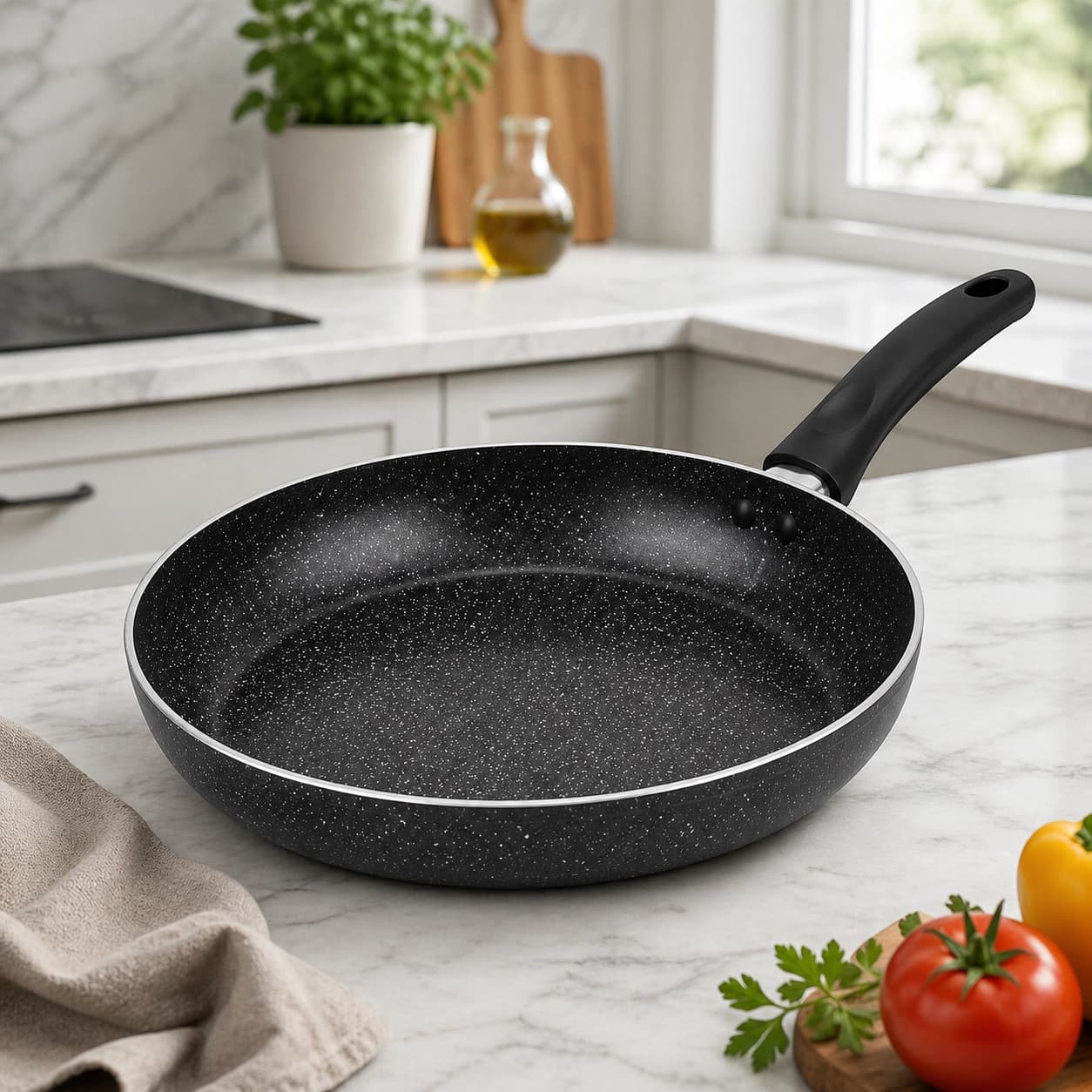 products.photoOf Marble Non-Stick Frying Pan 24cm Induction KB-8805 KlonBerg