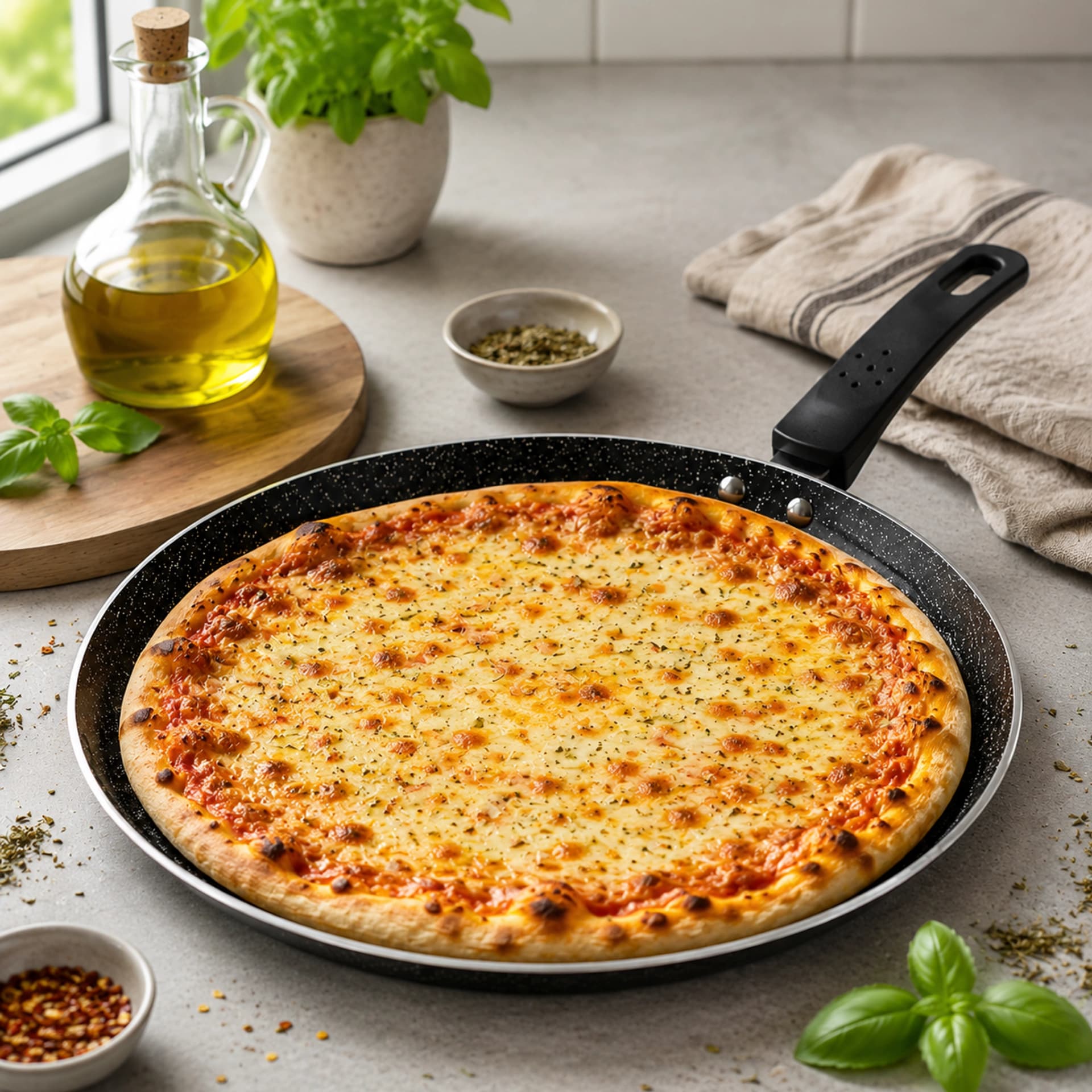products.photoOf KlonBerg Granite Non-Stick Pizza Pan 22cm Induction KB-8710