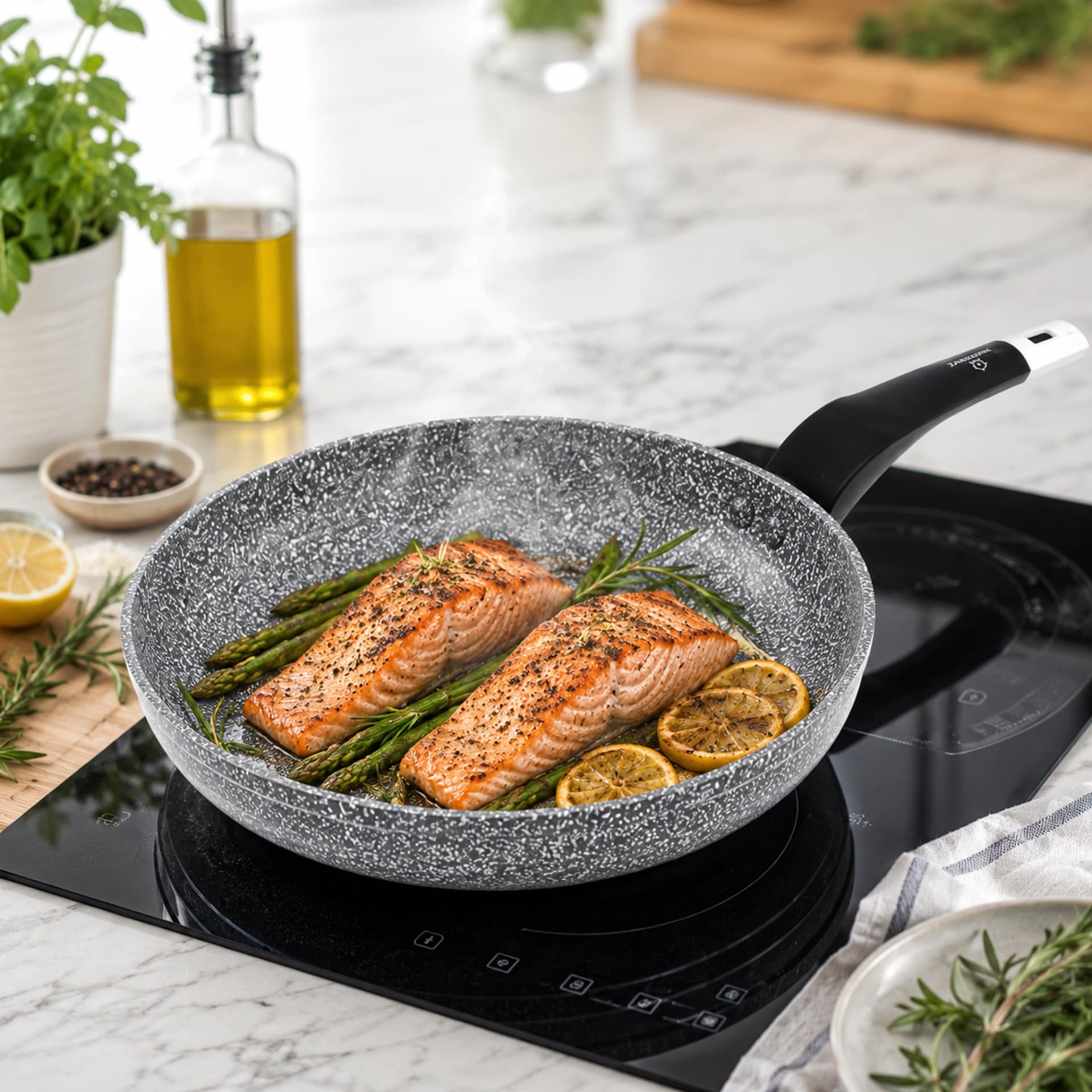 products.photoOf Granite Nonstick Coating Fry Pan 26cm Induction Compatible KB-8635