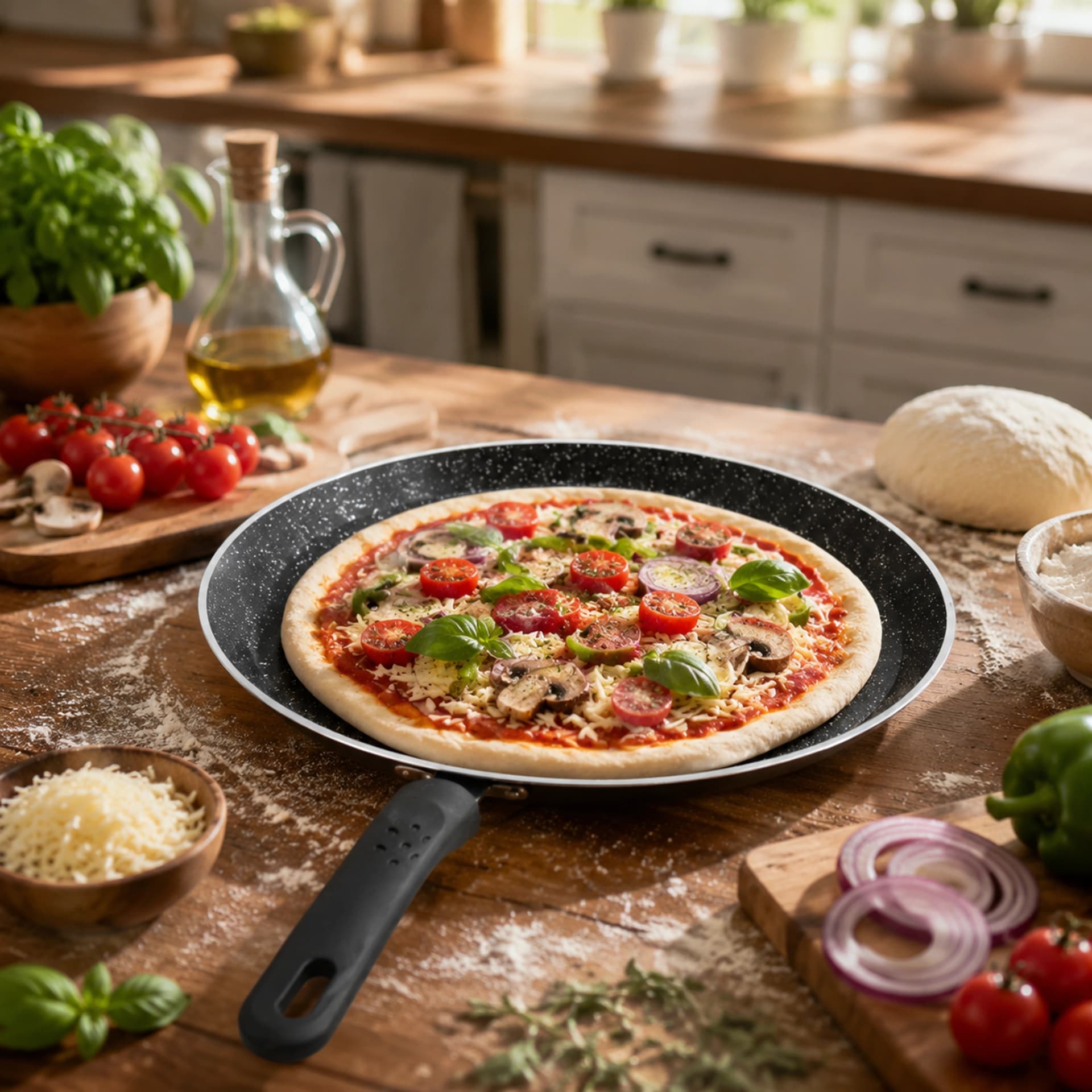 products.photoOf Granite Non-Stick Pizza Pan 28cm Induction Aluminium KB-8713 KlonBerg