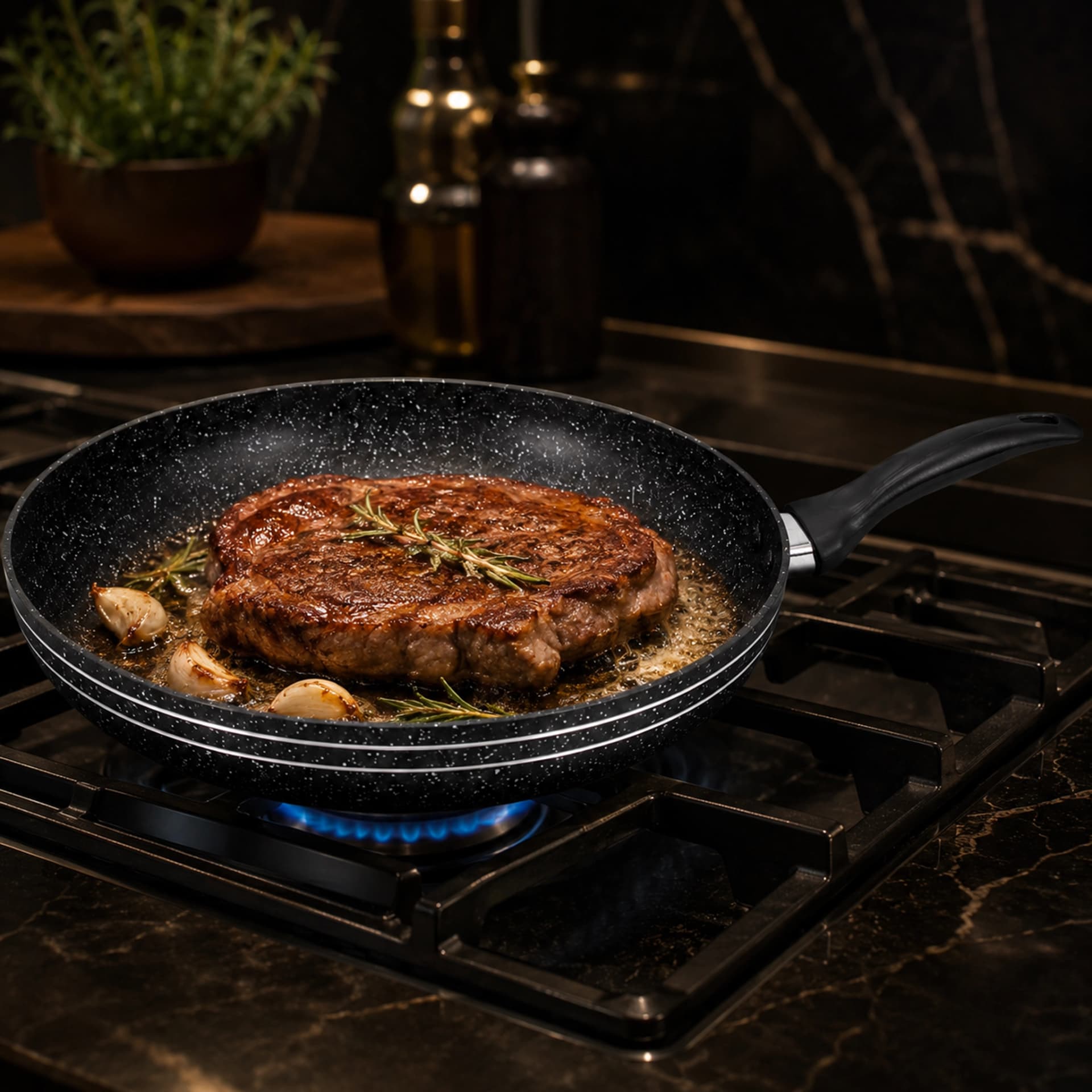 products.photoOf Non-Stick Fry Pan 26cm with Marble Coating for Induction Cooktops – KB-8806