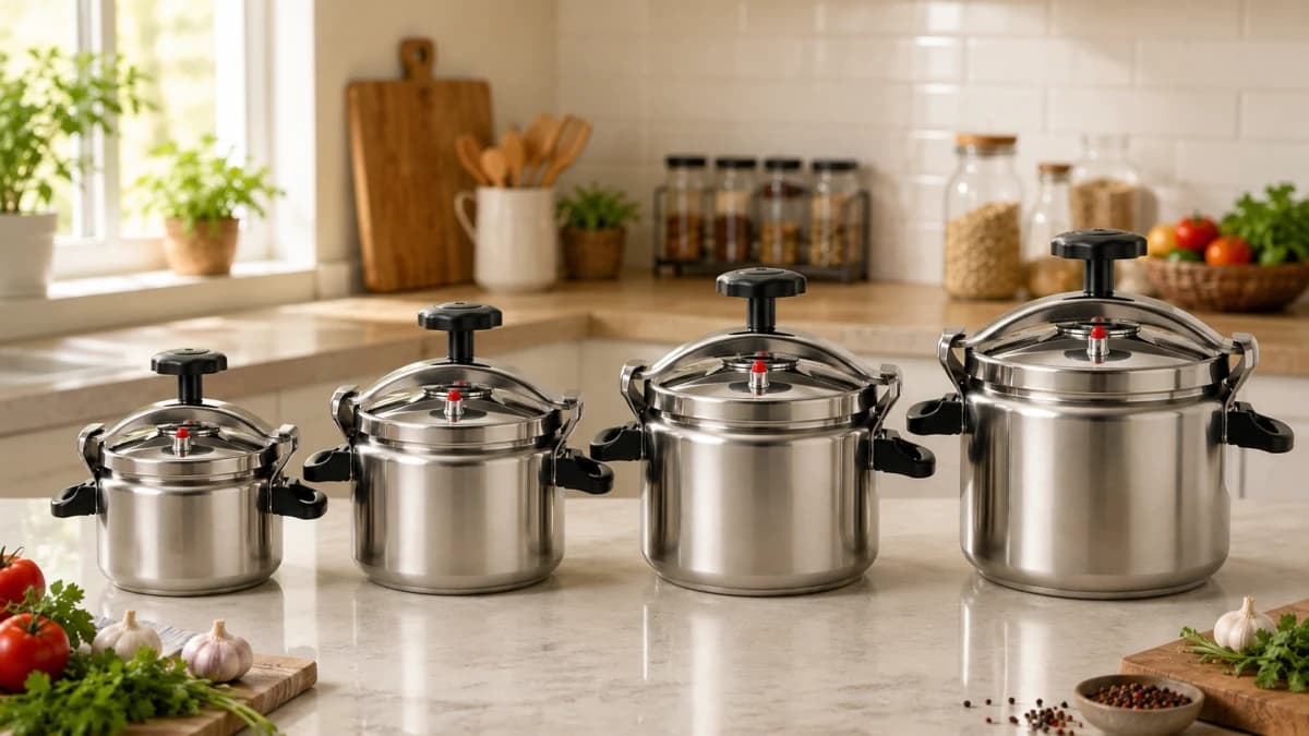 Pressure Cooker Capacity Guide: 5L vs 7L vs 9L vs 11L – Which Size Is Right for Your Family?