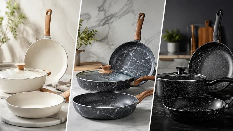 Ceramic vs Marble vs Granite Non-Stick Cookware: Which Should You Choose?
